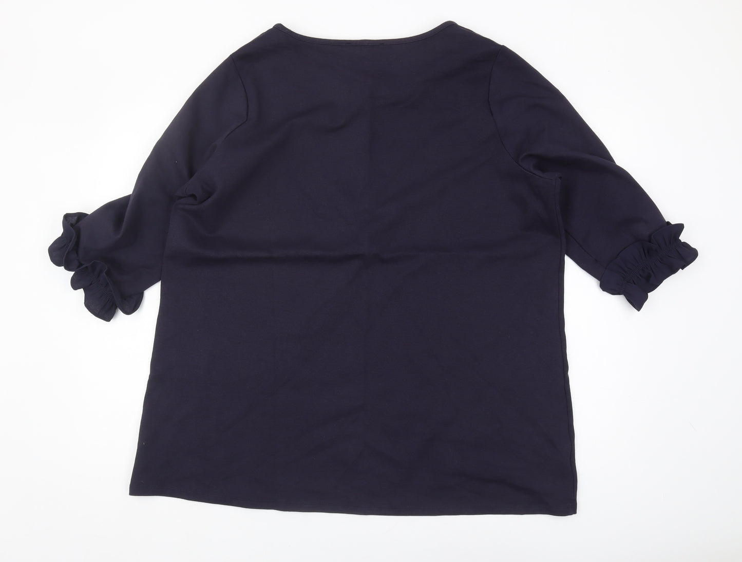 Marks and Spencer Women's Navy Top, Size 20