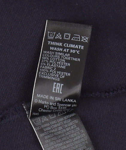 Marks and Spencer Women's Navy Top, Size 20