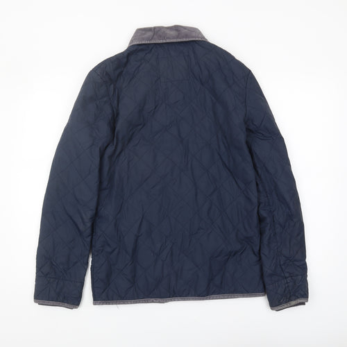 Jack Wills Men's Blue Quilted Jacket XS Casual