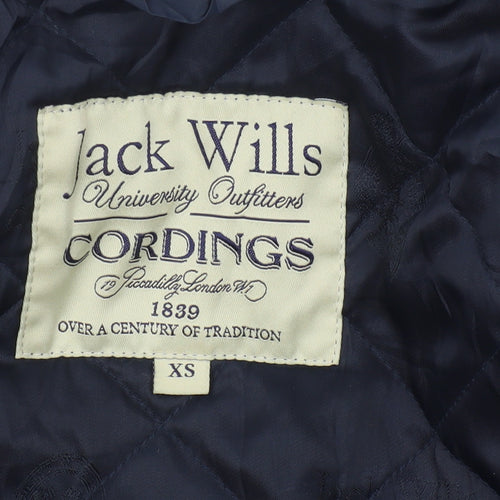 Jack Wills Men's Blue Quilted Jacket XS Casual