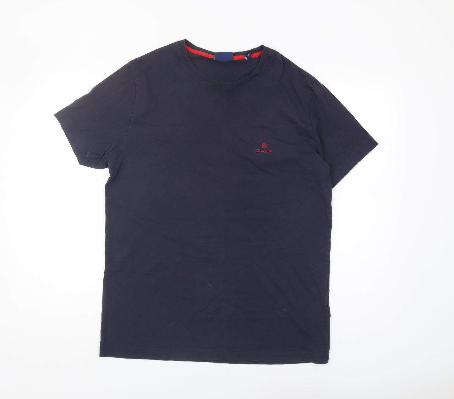 Gant Men's Blue Crew Neck T-Shirt Size L