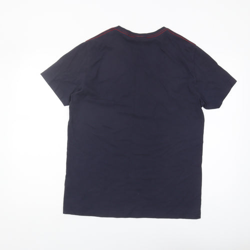Gant Men's Blue Crew Neck T-Shirt Size L