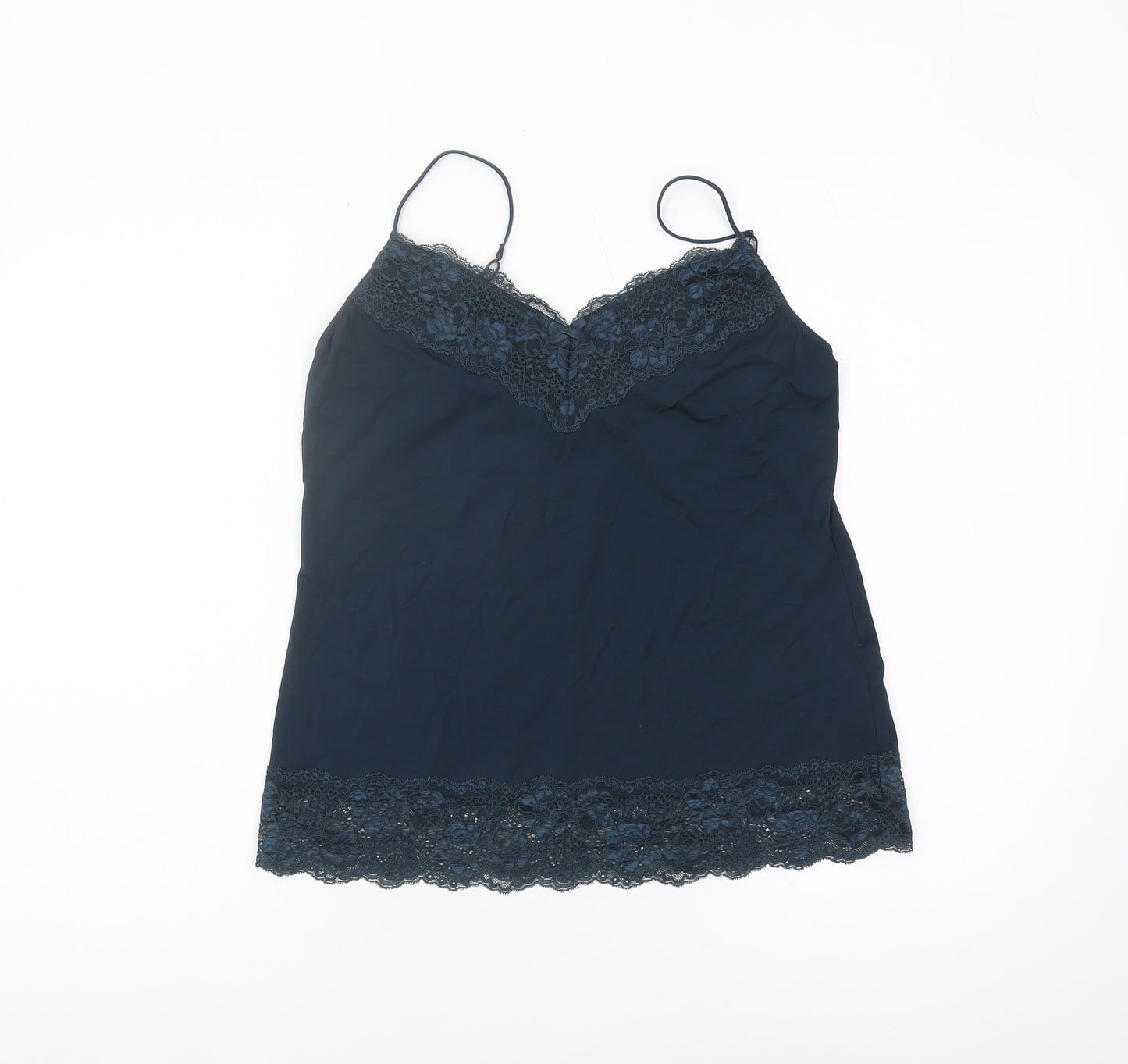 Jigsaw Women's Blue Lace Camisole Top L