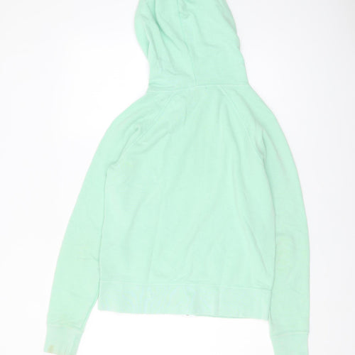 Gap Women's Green Full Zip Hoodie S