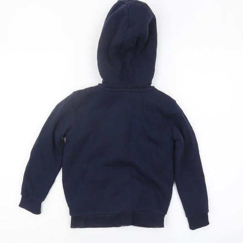 Marks and Spencer Boys Blue Full Zip Hoodie 5-6 Years