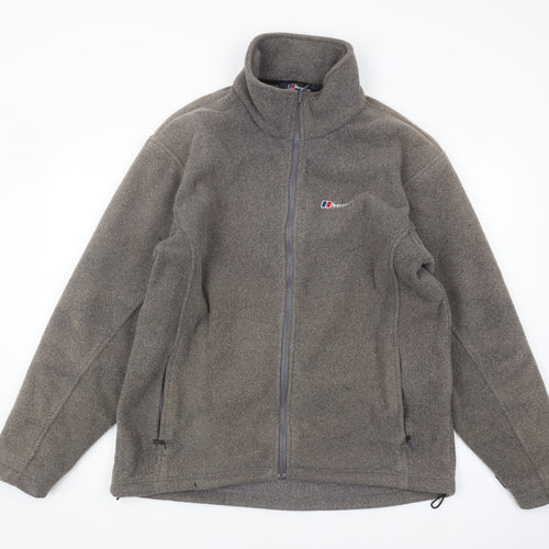 Berghaus Men's Grey L Fleece Jacket - Full Zip Casual Outdoor