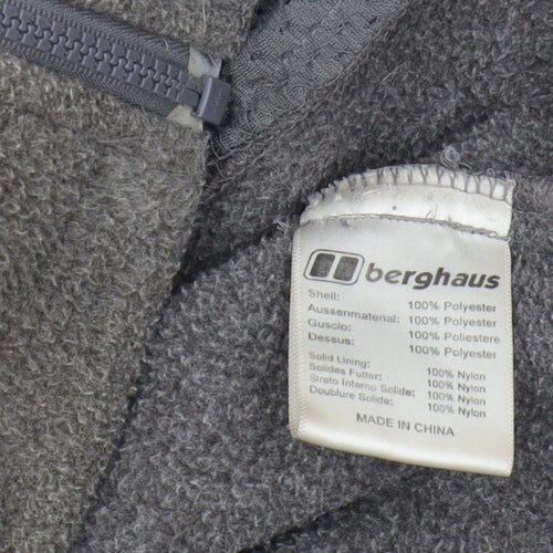 Berghaus Men's Grey L Fleece Jacket - Full Zip Casual Outdoor