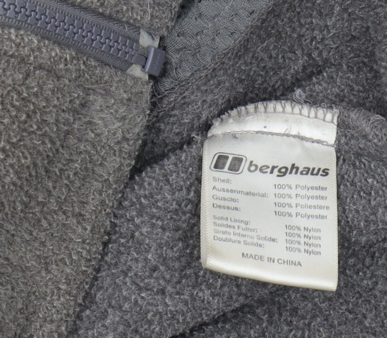 Berghaus Men's Grey L Fleece Jacket - Full Zip Casual Outdoor