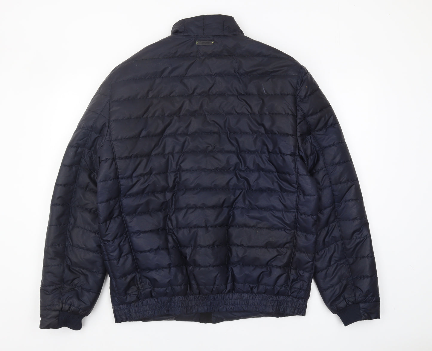 Benetti Men's XL Blue Puffer Jacket - Casual Style