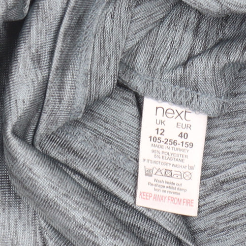 Next Women's Grey Cowl Neck Top Size 12
