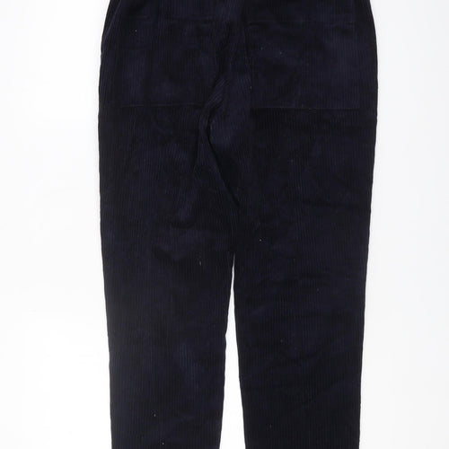 Zara Men's Black Corduroy Trousers, M, Casual Style