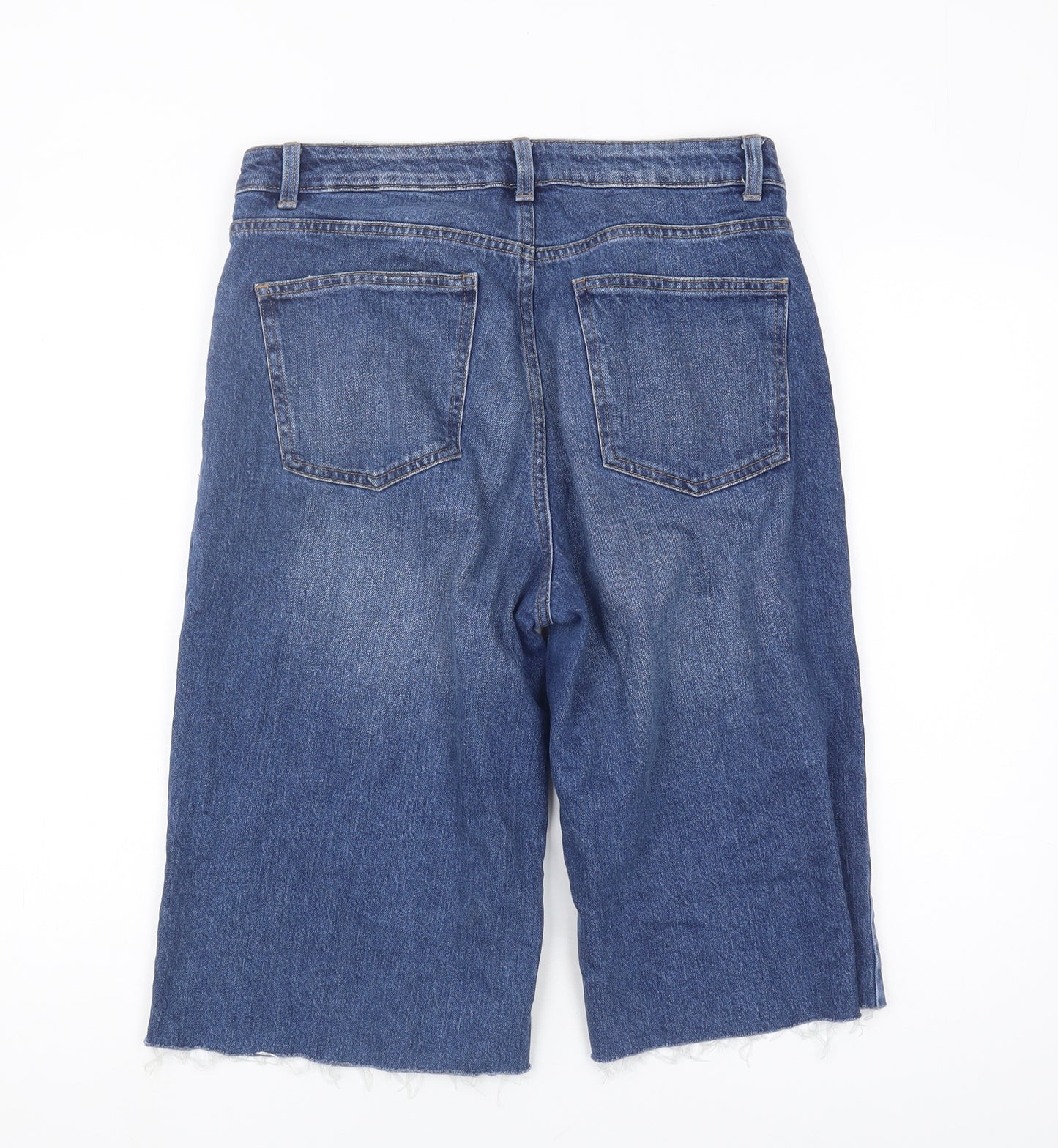 Marks and Spencer Women's Blue Denim Shorts, Size 12, Casual