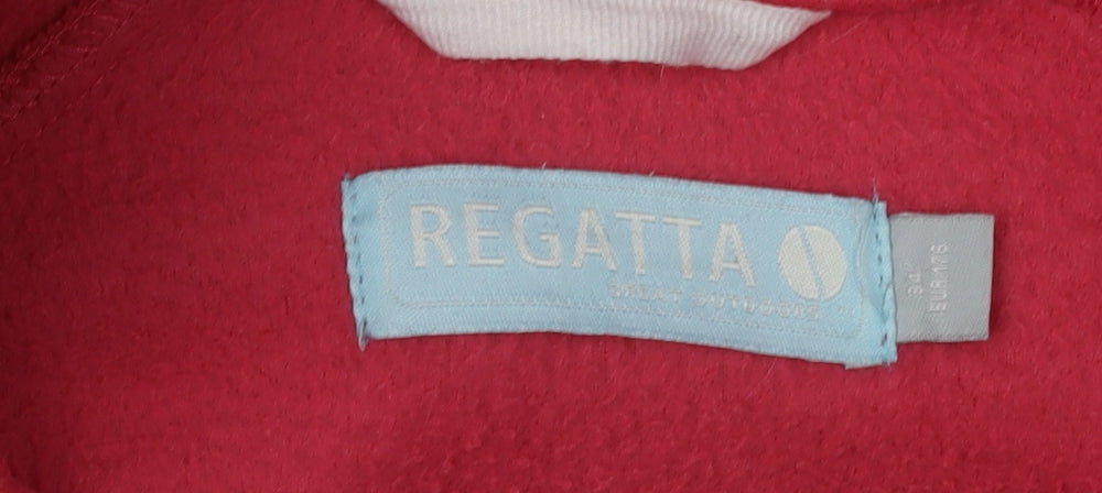 Regatta Women's Pink Fleece Jacket, Size 10, Casual Wear