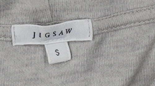 Jigsaw Women's Grey High Neck Basic Top - Size S
