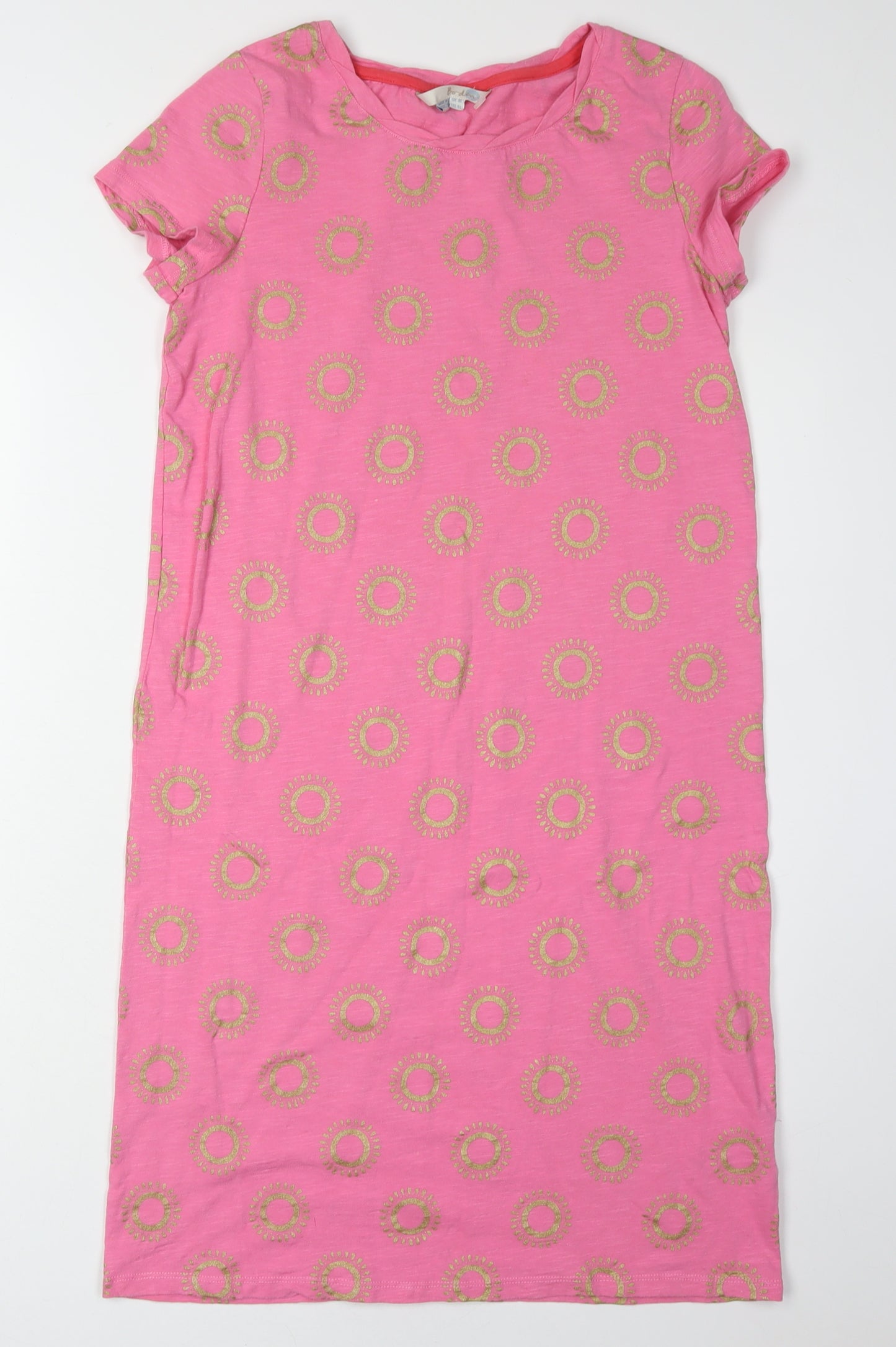 Boden Women’s Pink Cotton Short Sleeve Dress