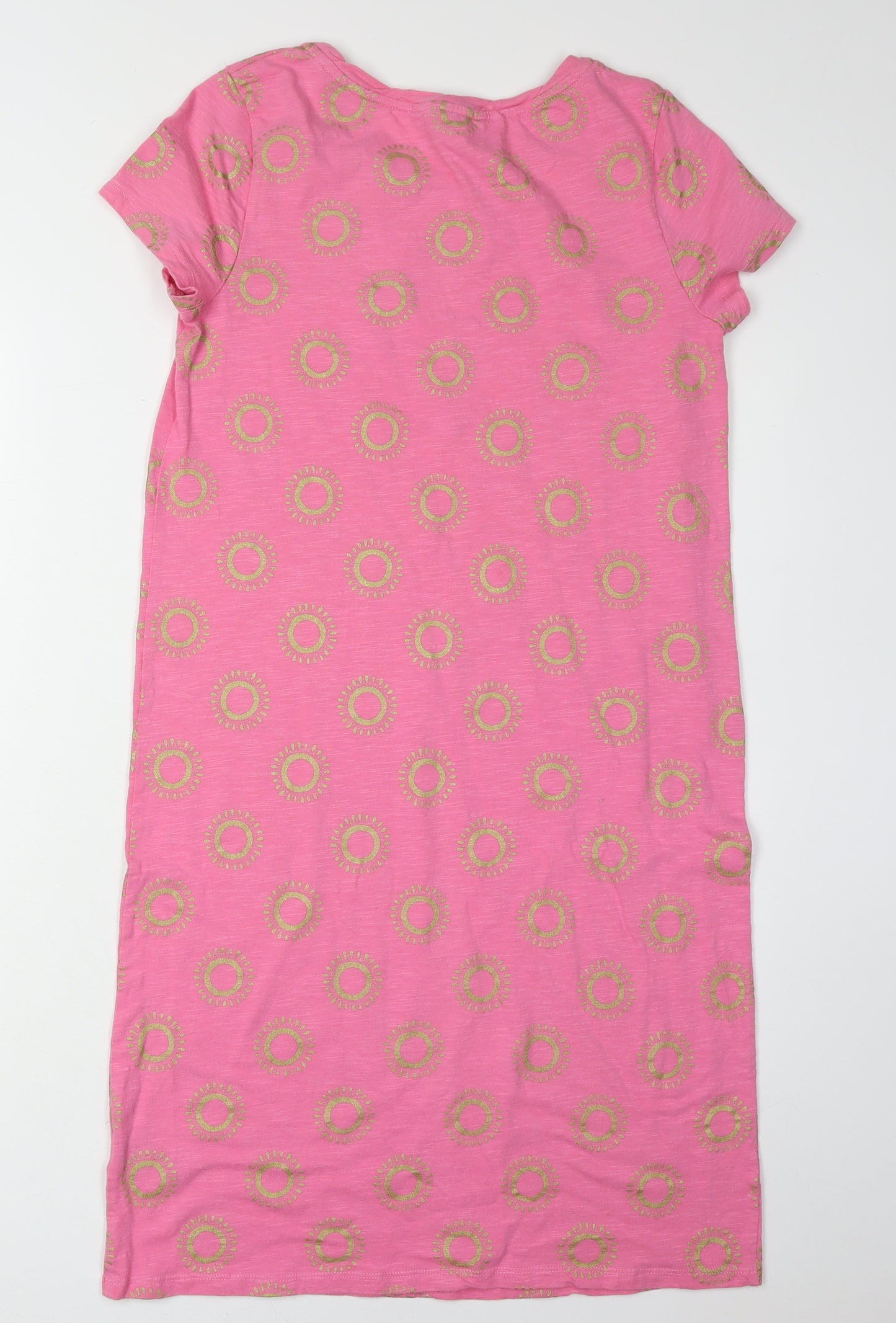 Boden Women’s Pink Cotton Short Sleeve Dress
