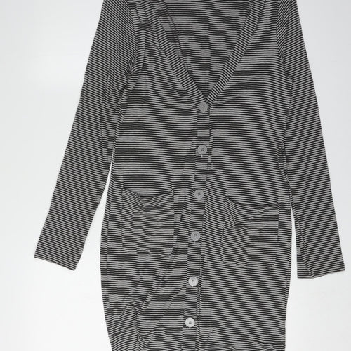 Marks and Spencer Women's Black V-Neck Cardigan Size 10