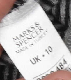 Marks and Spencer Women's Black V-Neck Cardigan Size 10