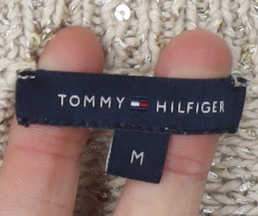 Tommy Hilfiger Women's Beige Pullover Knit Jumper M