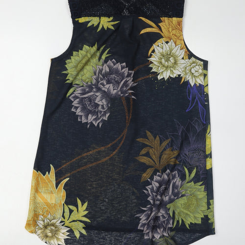 Next Womens Floral Sleeveless Blouse, Size 12, Multicoloured