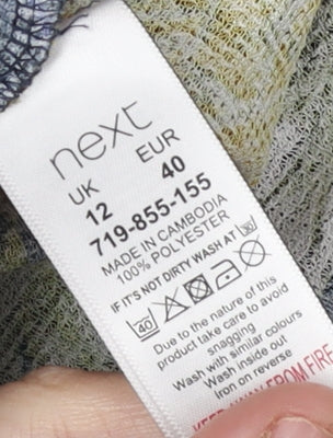 Next Womens Floral Sleeveless Blouse, Size 12, Multicoloured