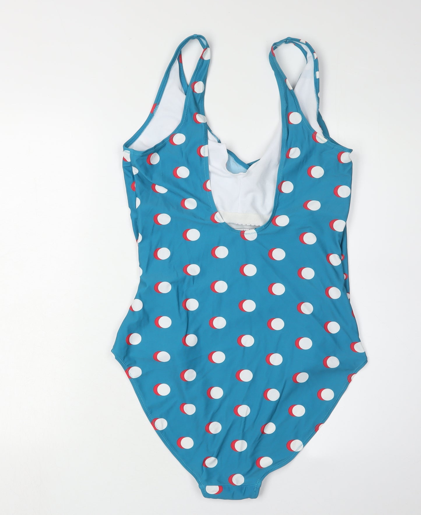 Long Tall Sally Women's Blue Polka Dot One Piece Swimsuit