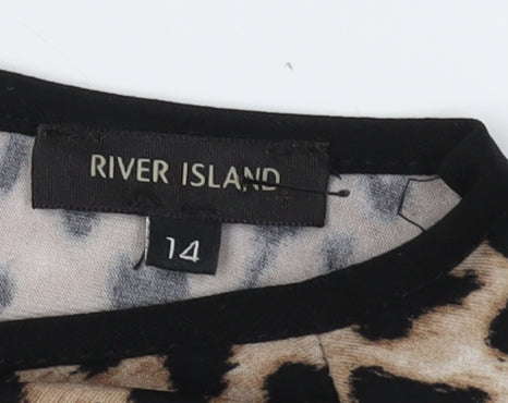 River Island Women's Multicoloured Dress Size 14