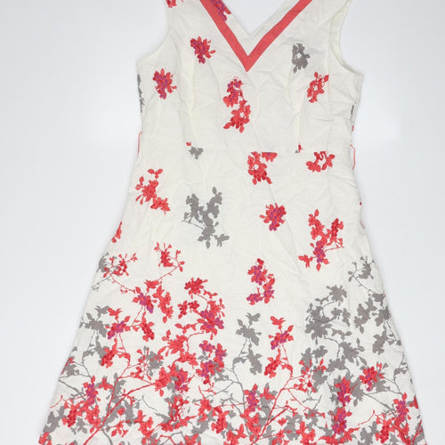 Klass Collection Women's Floral Dress 12 Sleeveless