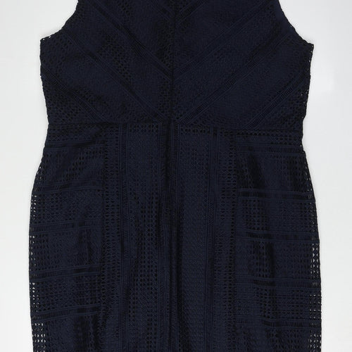 Wallis Women's Black Sheath Dress Size 18