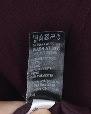 Marks and Spencer Women’s Purple Dress Size 10