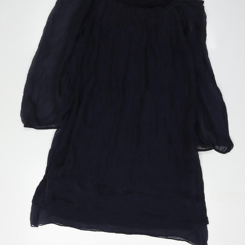 Phase Eight Women's Black Silk Dress, Size L