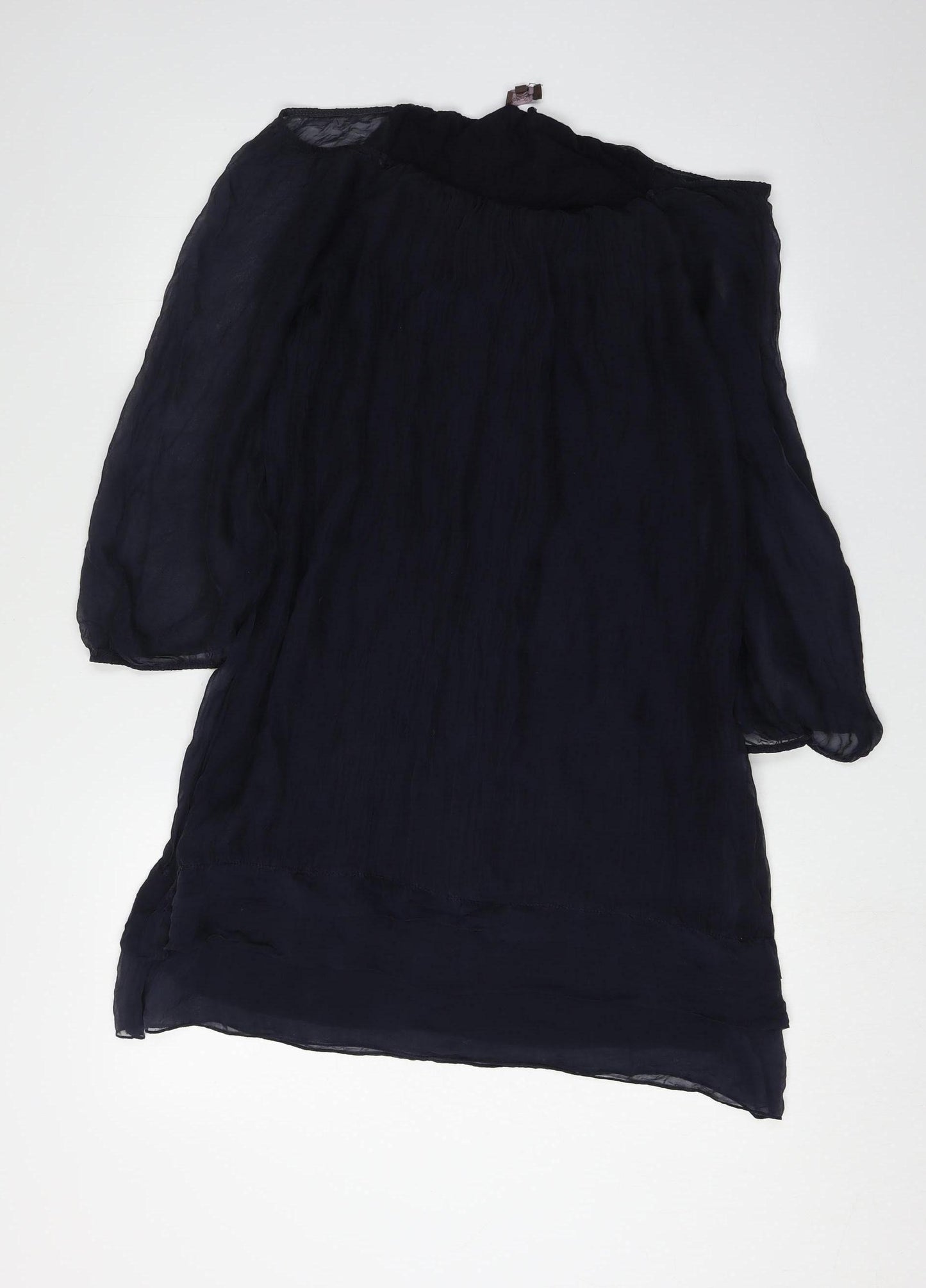 Phase Eight Women's Black Silk Dress, Size L