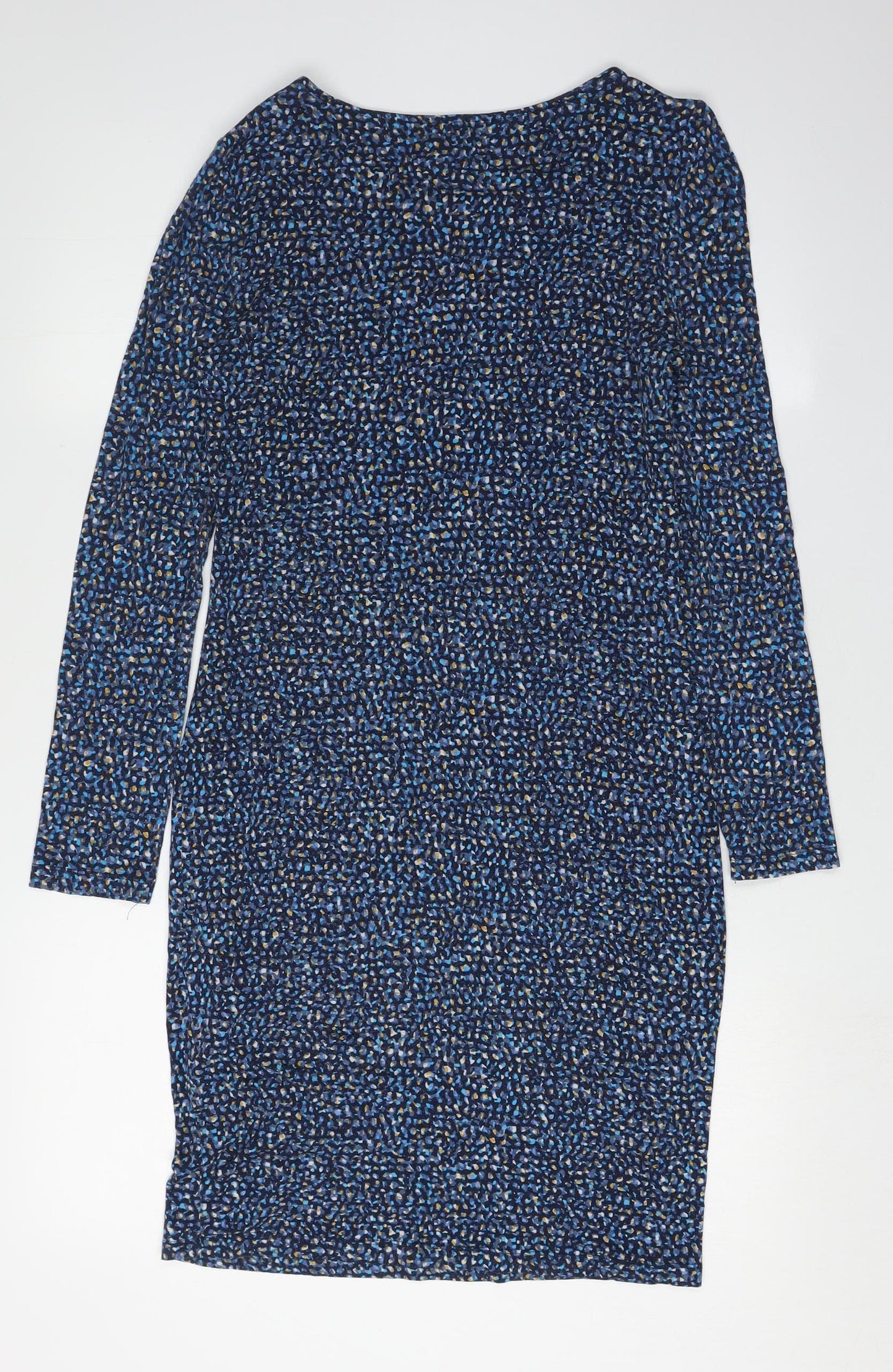 Jigsaw Women's Blue Geometric Long Sleeve Dress