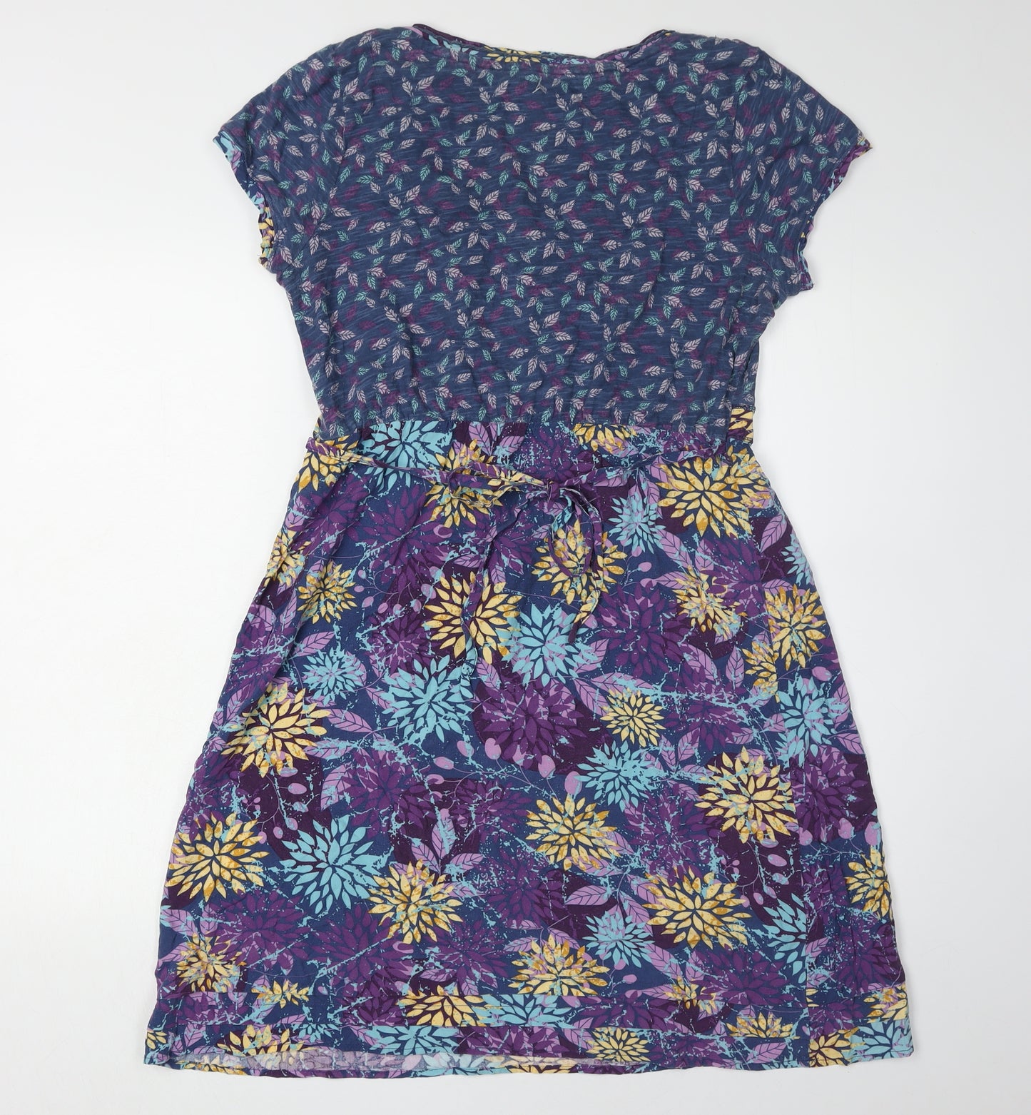 Manoray Women's Multicoloured Floral Dress, Size 14