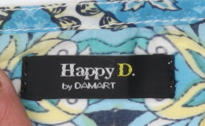 Damart Women's Blue Blouse - Size 14, Casual Spring