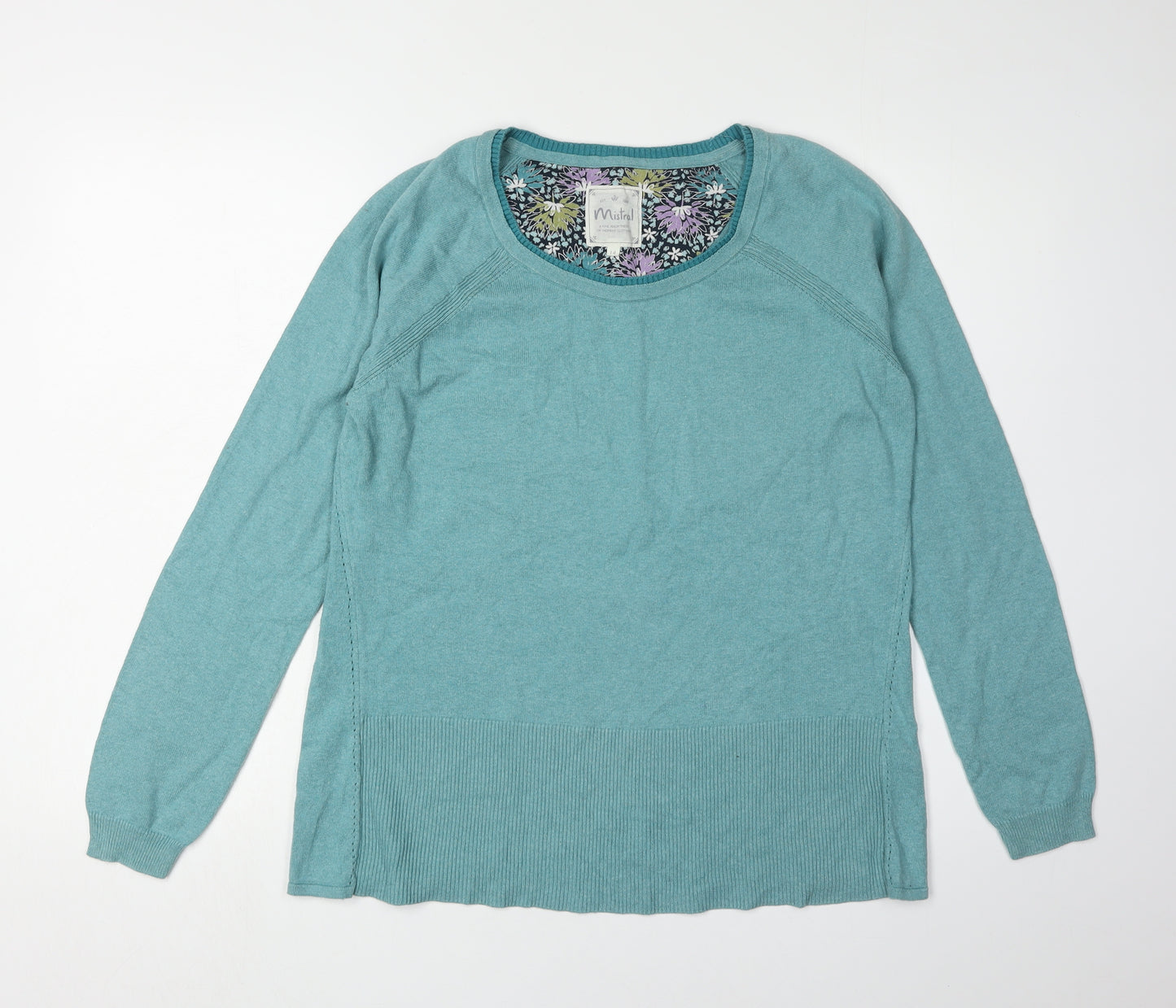 Mistral Women's Blue Pullover Jumper Size 14