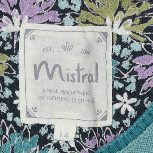 Mistral Women's Blue Pullover Jumper Size 14