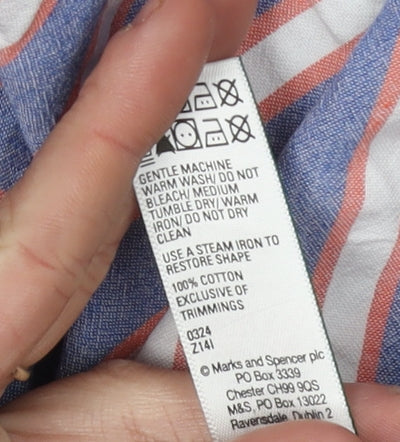 Marks and Spencer Women's Striped Slip Dress Size 12