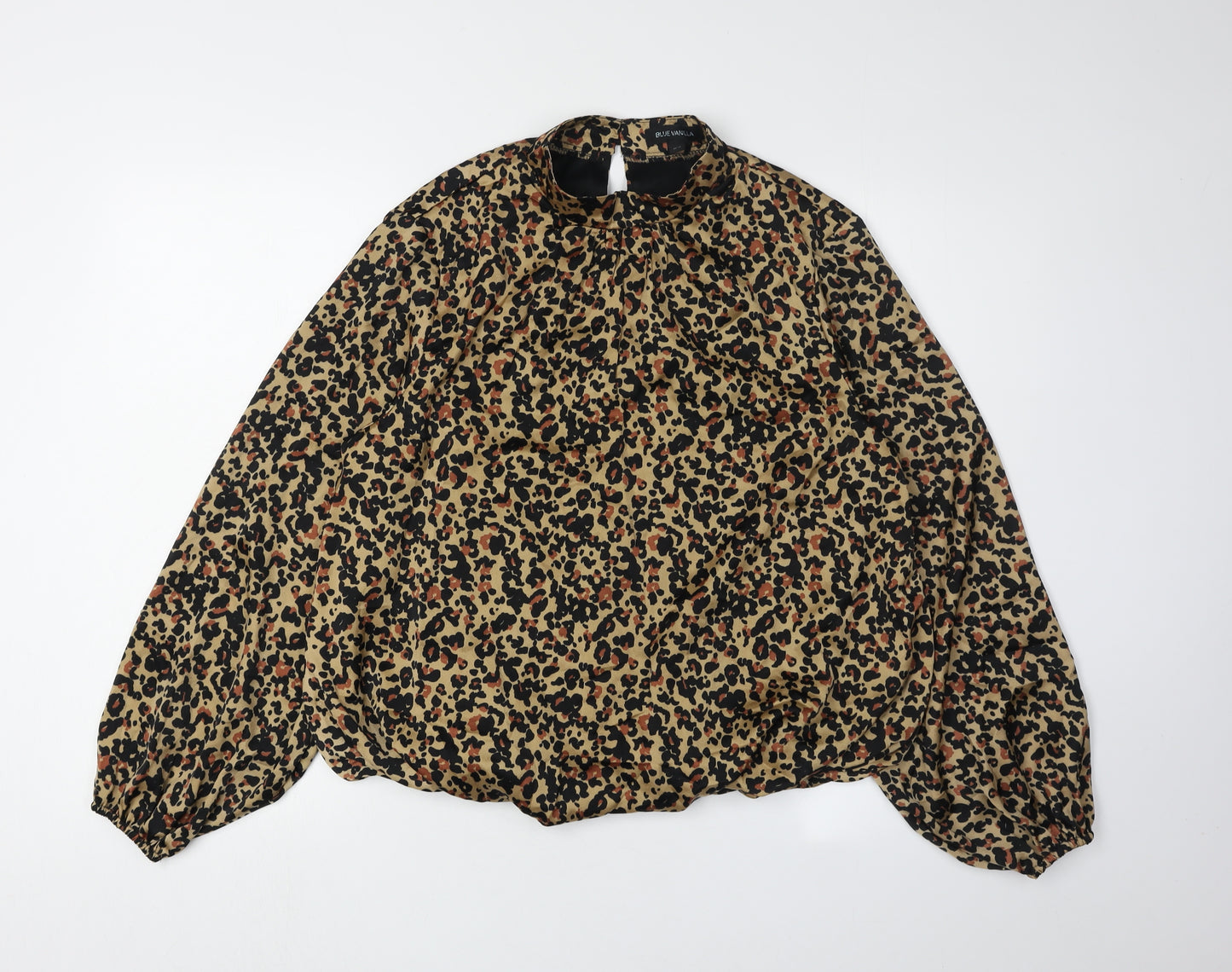 Blue Vanilla Women's Animal Print Blouse, M, Multicoloured