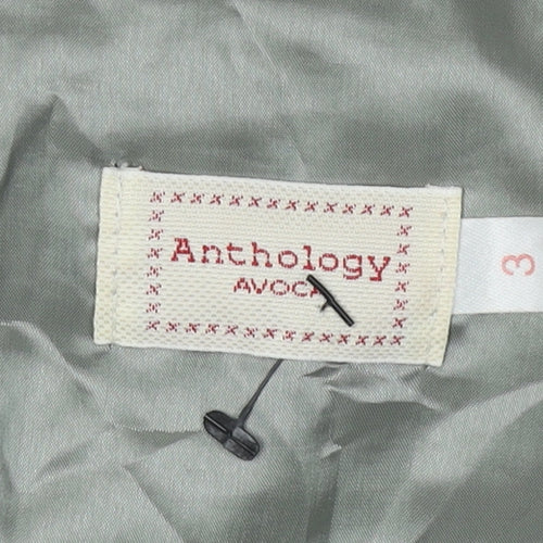 Anthology Avoca Women's Velvet Embroidered Skirt, Size 10