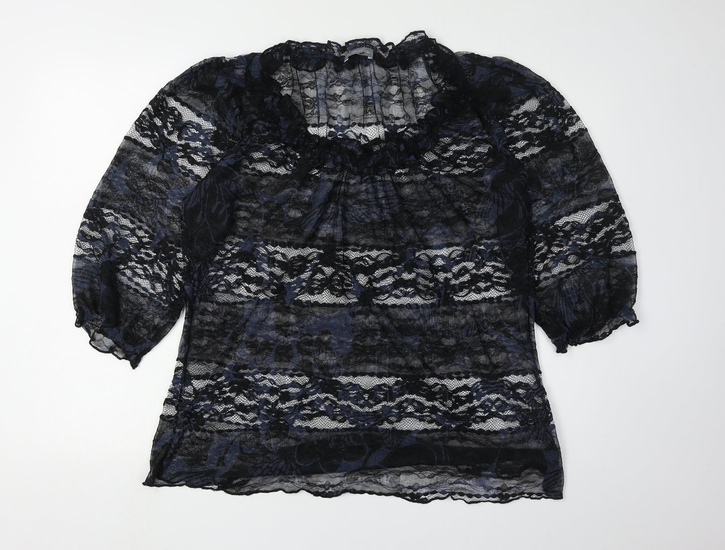 Marks and Spencer Women's Black Lace Blouse Size 20