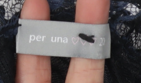 Marks and Spencer Women's Black Lace Blouse Size 20