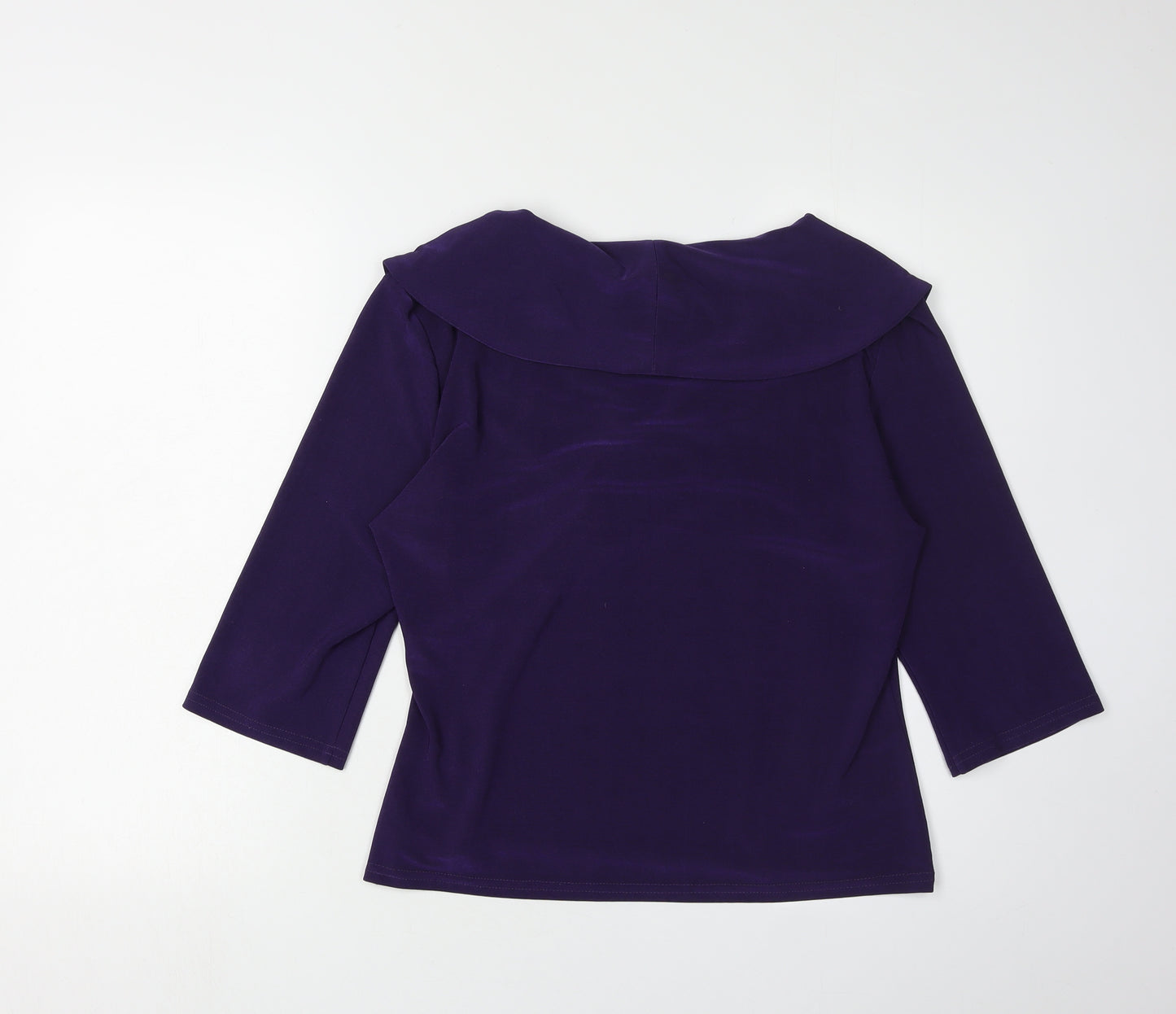 Minuet Women's Purple Wrap Top Size 16