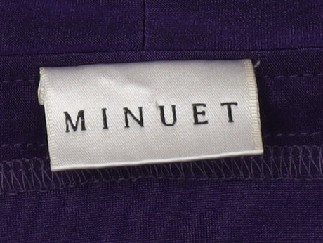 Minuet Women's Purple Wrap Top Size 16