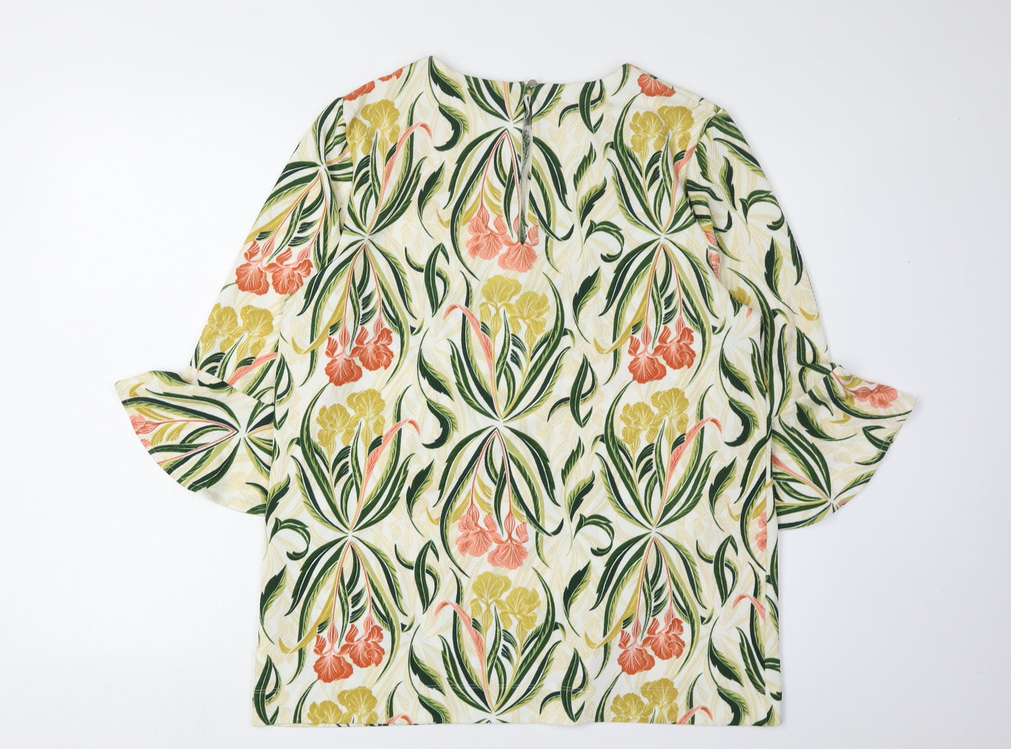 Next Women's Multicoloured Floral Tunic Blouse Size 16