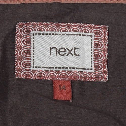 Next Women's Multicoloured Plaid Skirt Size 14