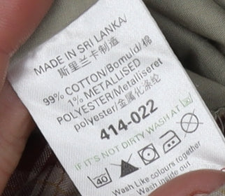 Next Women's Multicoloured Plaid Skirt Size 14