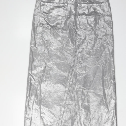 Marks and Spencer Women's Silver Pencil Skirt, Size 12