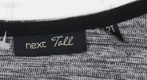 Next Women's Grey Midi Bodycon Dress Size 20 Tall