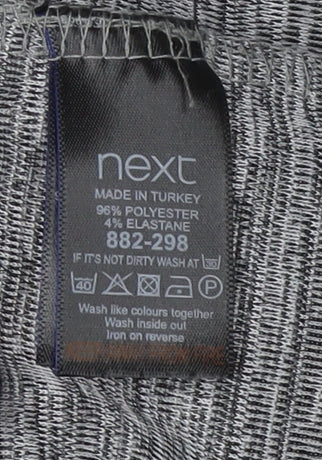 Next Women's Grey Midi Bodycon Dress Size 20 Tall